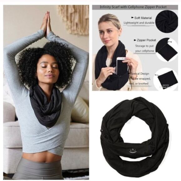 Beyond Yoga Pocket Infinity Scarf - Picture 1 of 2